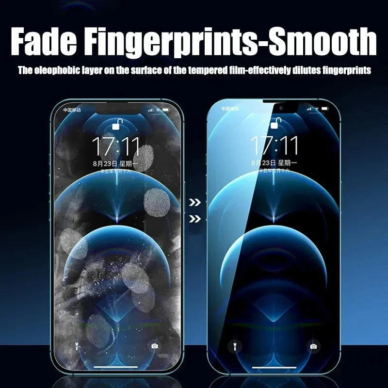 3pcs Full Cover Tempered Glass iPhone