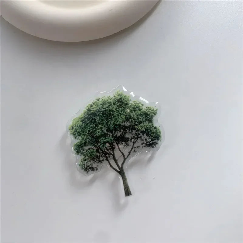 Tree Marble Phone Ring Holder Stand