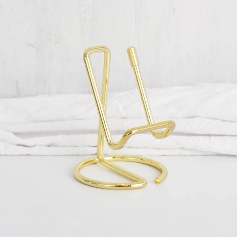 Gold Metal Lazy Phone Holder Stand