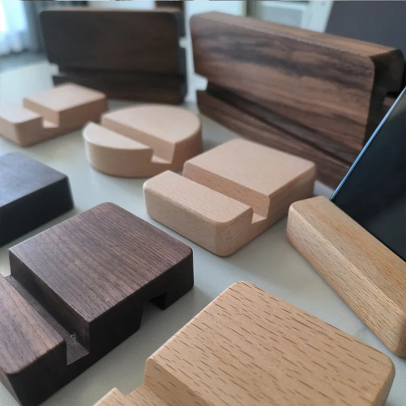 Simple Wooden Phone Stand Holder