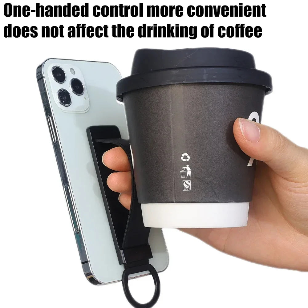 Elastic Finger Strap Grip Kickstand Holder