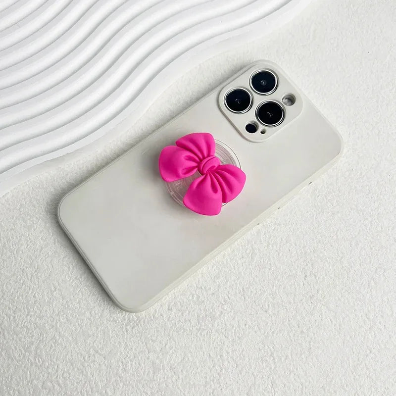 Korean Cute Colorful Bowknot Griptok Holder
