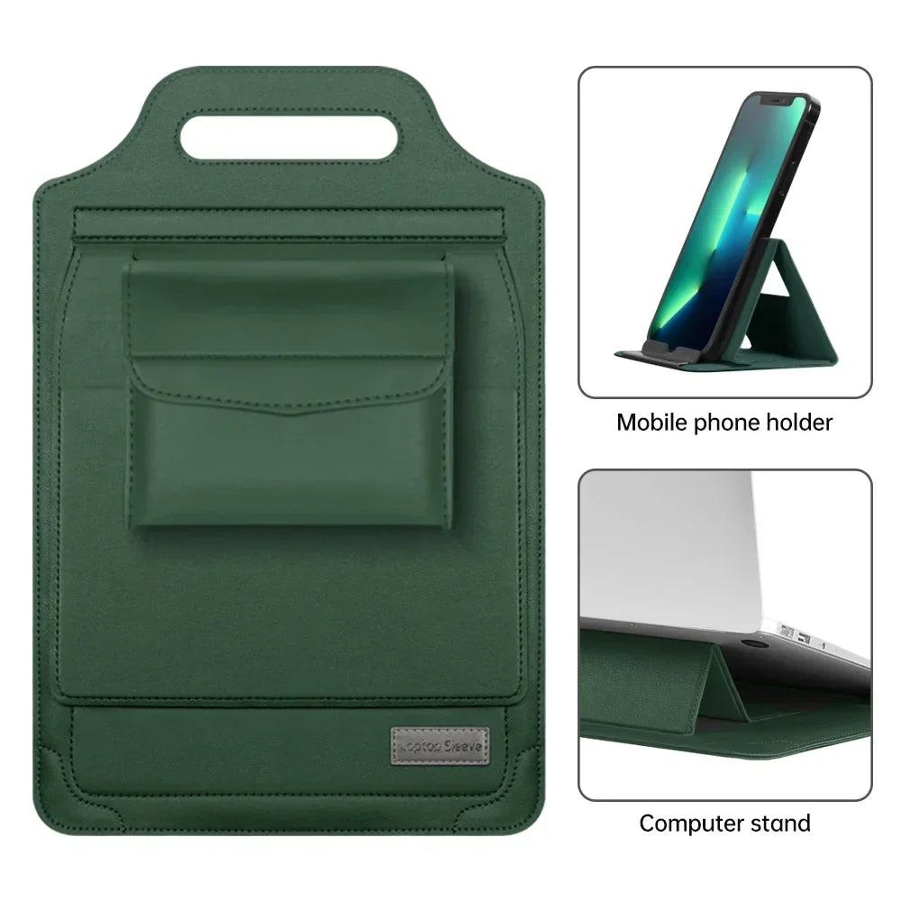 PU Leather Laptop Sleeve Case Bag