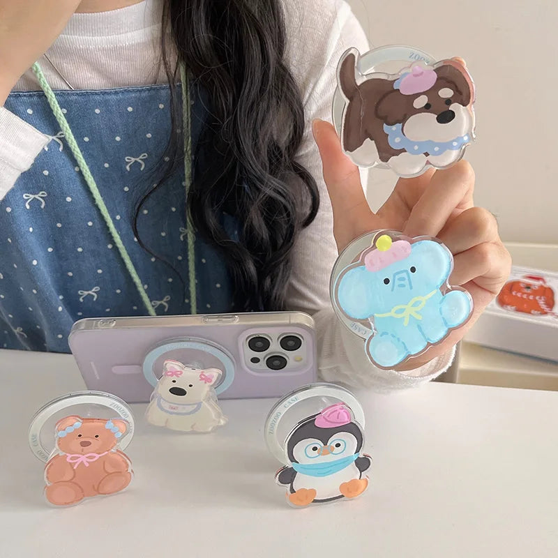 Magsafe Cartoon Animal Phone Holder