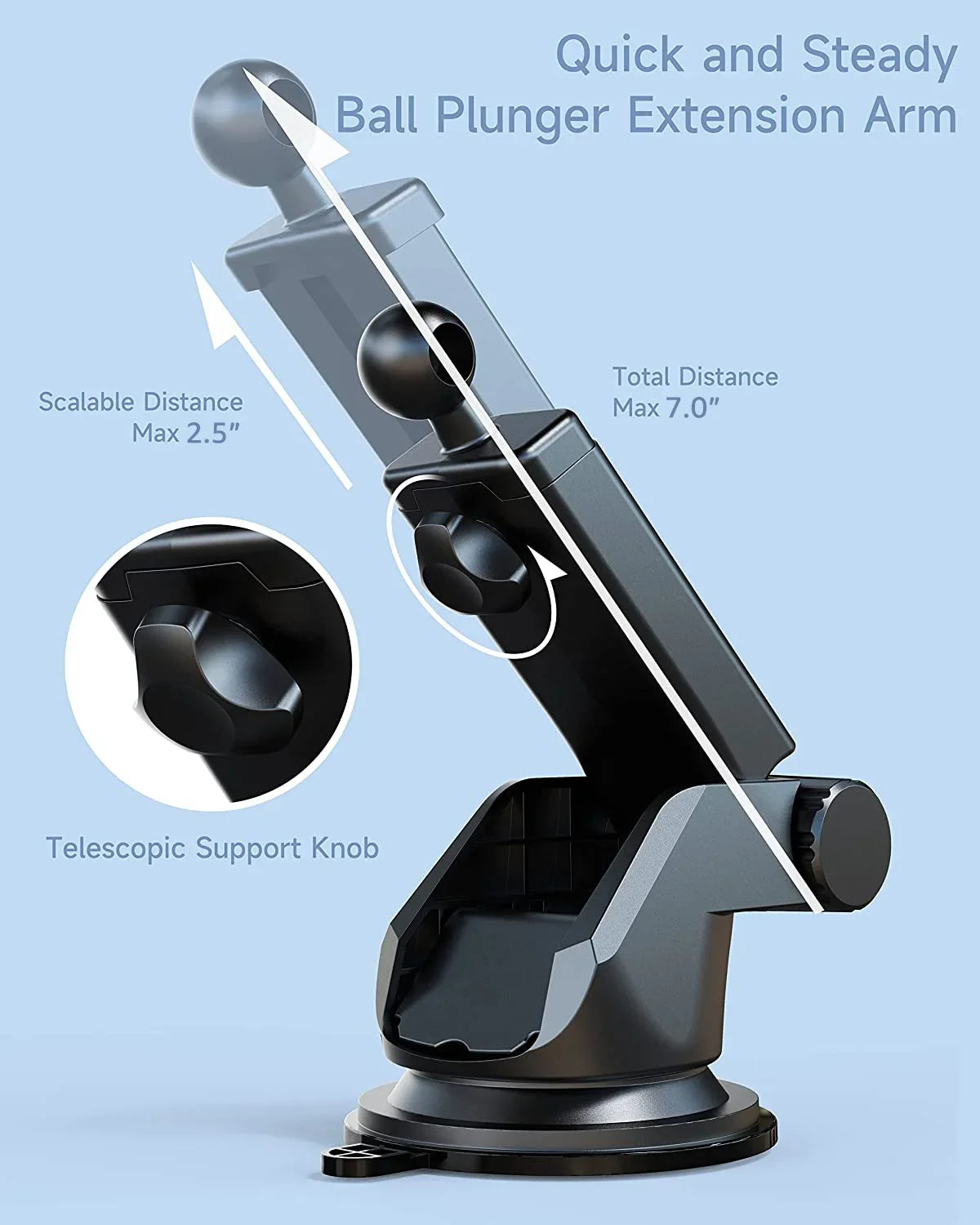 Car Phone Holder Suction Cup Stand