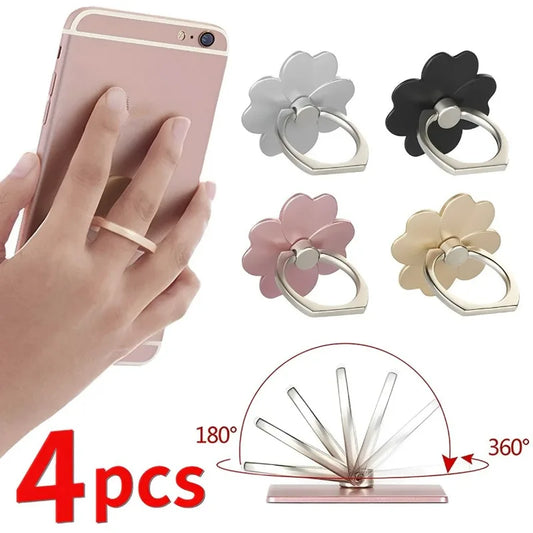 Four Leaf Clover Phone Ring Holder