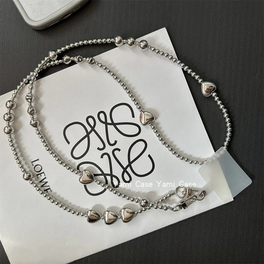 Pearl Phone Lanyard Crossbody Strap