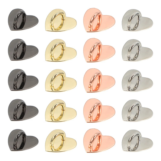20PCS Heart Shape Phone Strap Buckle