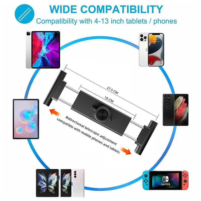 Universal Tablet Phone Holder Clip Mount