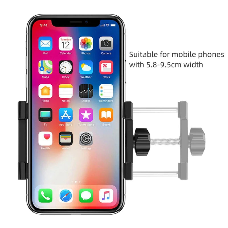 Universal Aluminum Bike Phone Holder