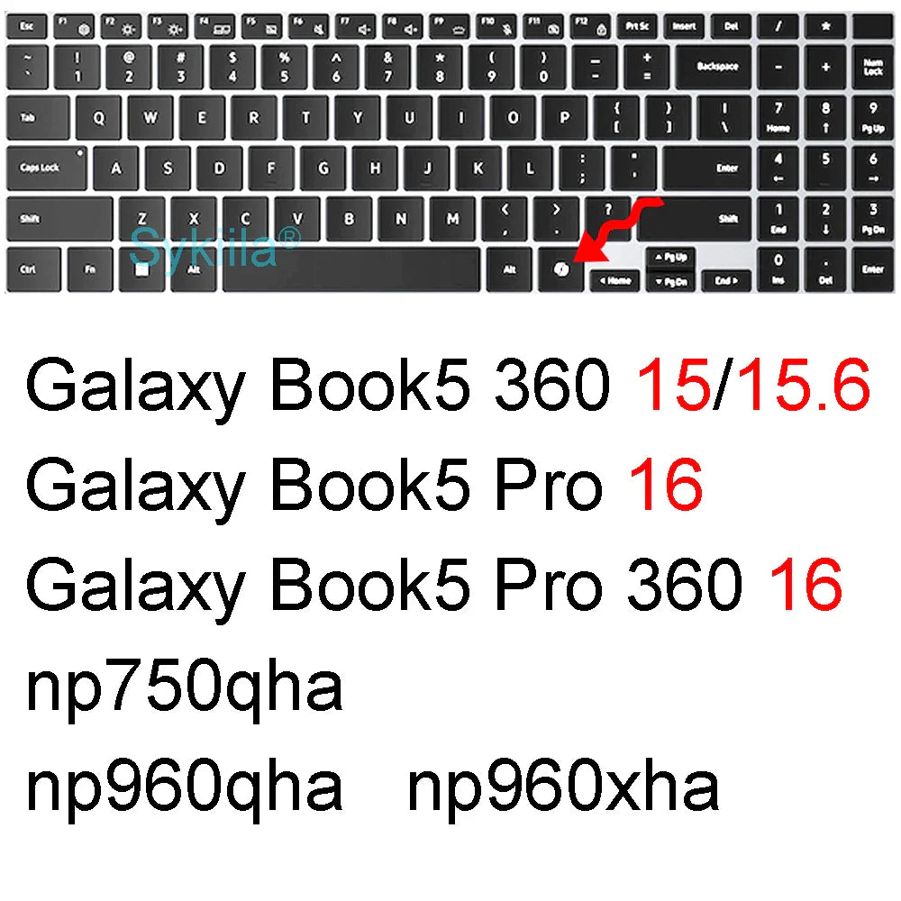 Samsung Galaxy Book Keyboard Cover Skin