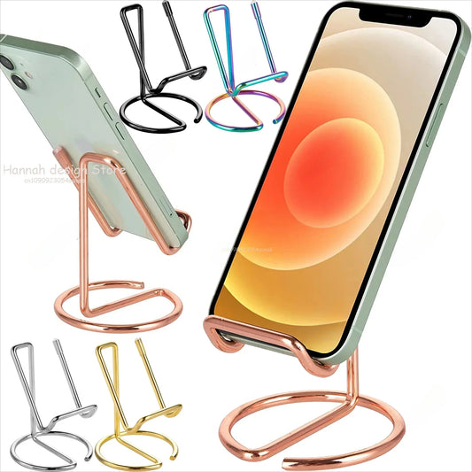 Gold Metal Lazy Phone Holder Stand