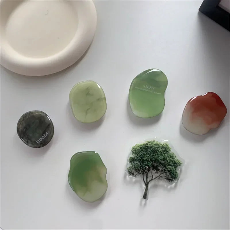 Tree Marble Phone Ring Holder Stand