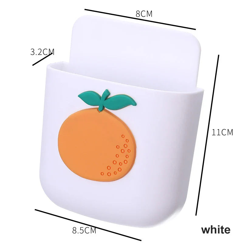 Wall-Mounted Phone Holder Storage Box