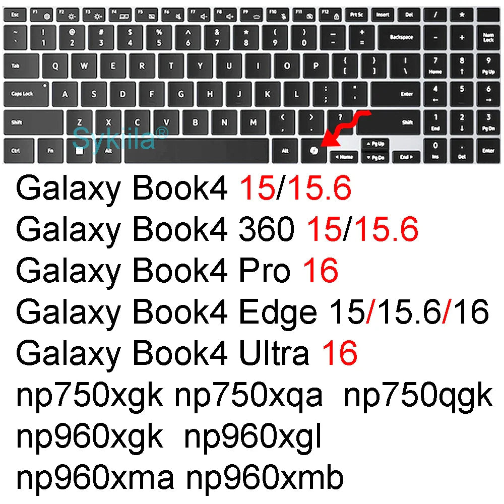 Samsung Galaxy Book Keyboard Cover Skin