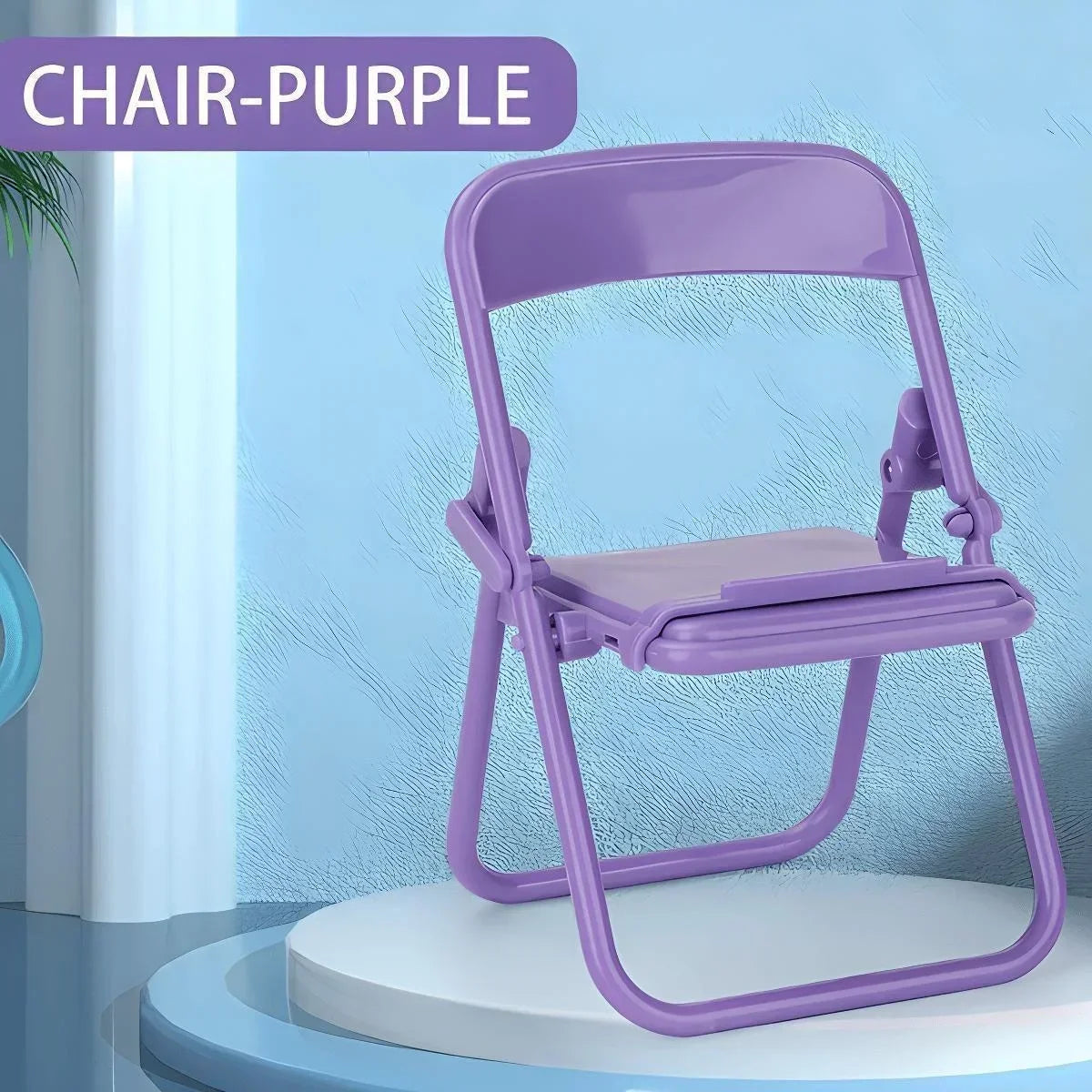 Foldable Chair-Shaped Phone Holder