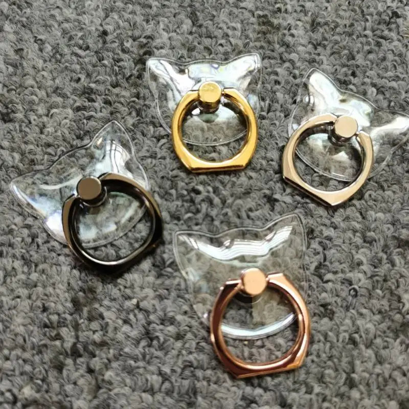 Transparent 360° Mobile Phone Ring Holder