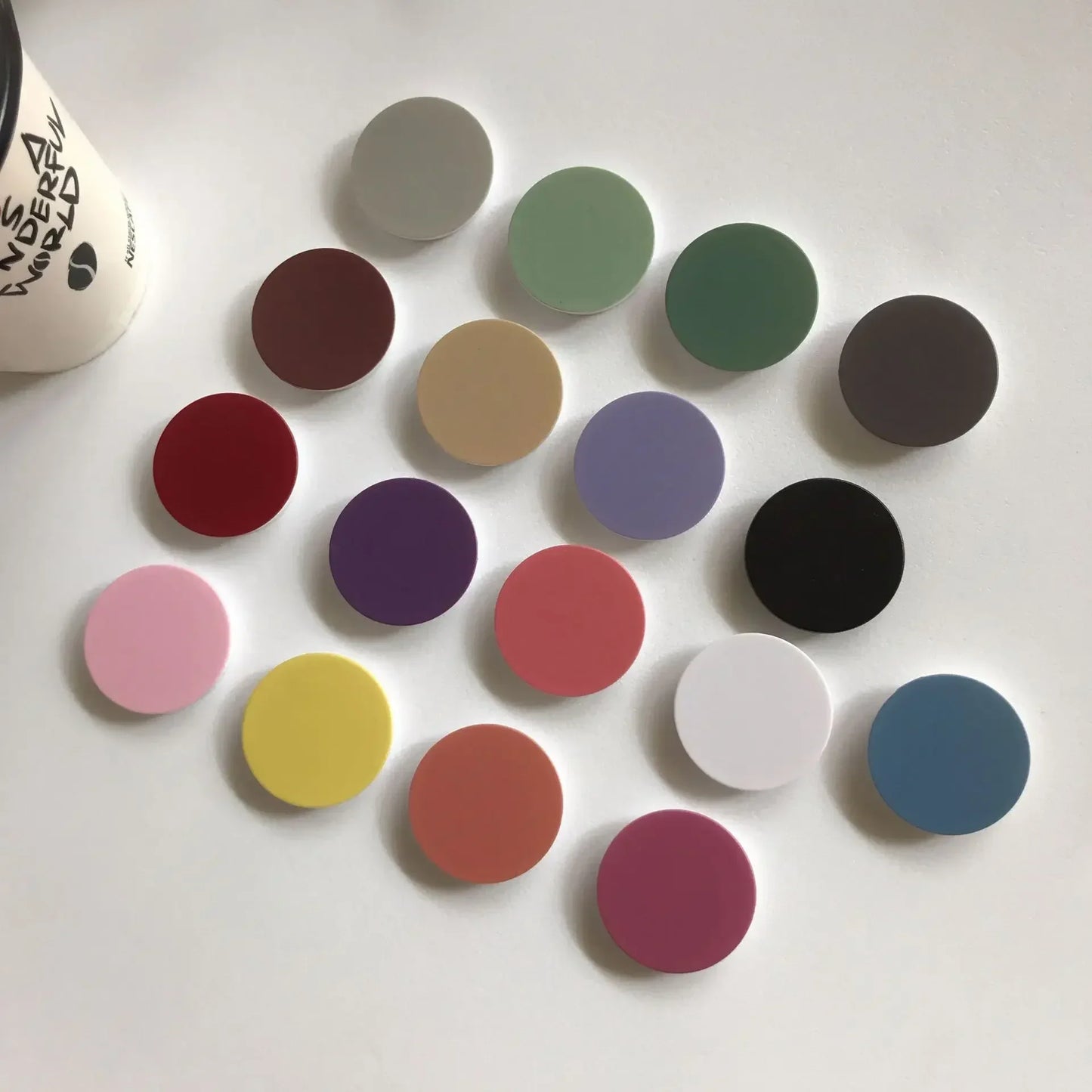 Solid Color Finger Ring Holder Stand for Phones