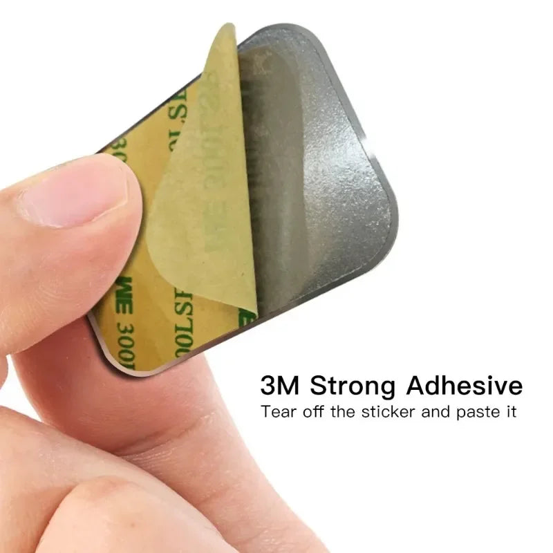Metal plate stickers for phone holder