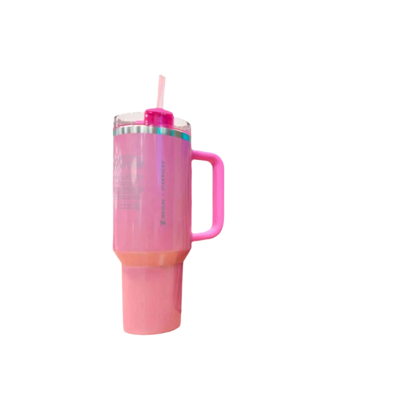 Stanley X Starbucks 2023 Holiday Collab 40 oz Pink Tumbler Mug