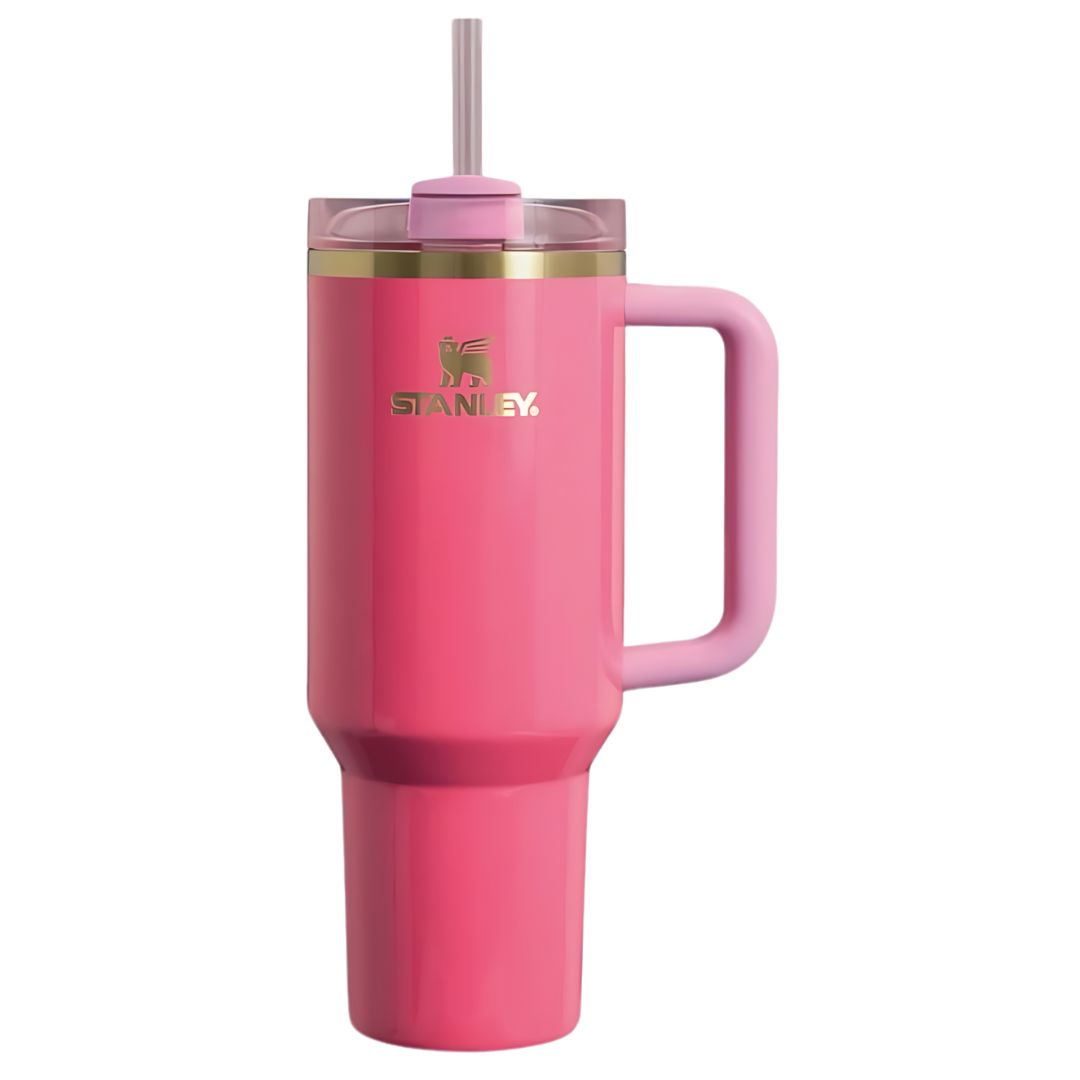 Pink Stanley 40 oz Tumbler Cup