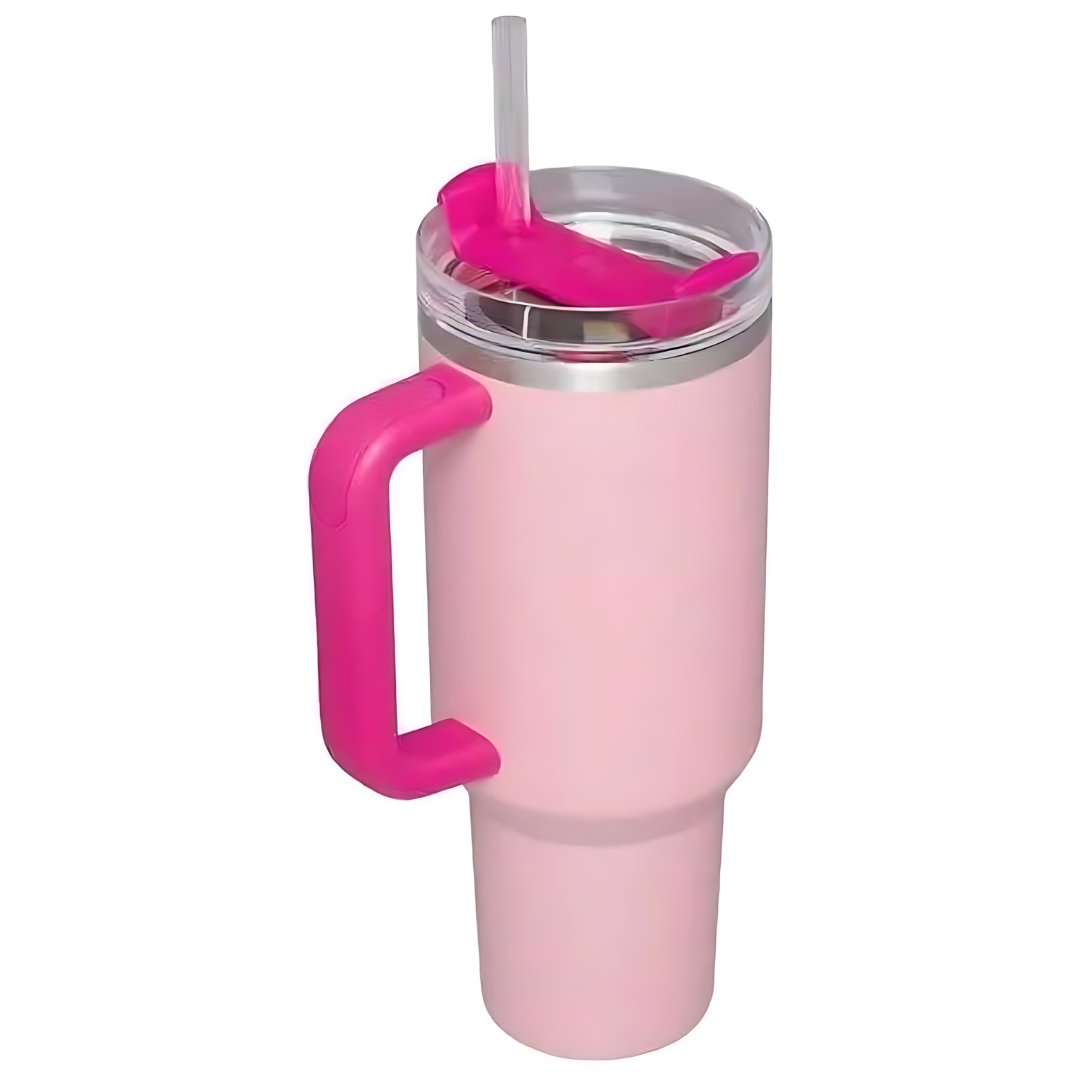 Flamingo Pink Stanley Tumbler 40 oz